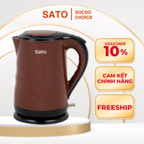 Ấm siêu tốc Sato 17ST62(N), dung tích 1.8L, đun sôi nhanh, công suất cao
