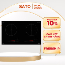 Bếp đôi Sato SIH268 N2 (A), khả năng nấu đôi, tiết kiệm điện, an toàn