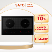 Bếp đôi Sato SIH569 N5 (A), khả năng nấu nhanh, tiết kiệm năng lượng, an toàn