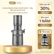 Combo Máy Ép Chậm OLIVO SJ240 - Máy Vắt Cam OLIVO CJ12, Giải Pháp Hoàn Hảo Cho Căn Bếp
