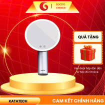 Gương trang điểm đèn LED để bàn KATA Miro O2 – Gập gọn, 3 chế độ sáng, cảm ứng chạm tiện lợi