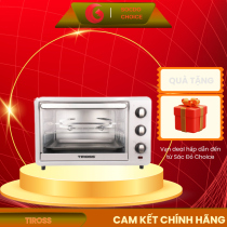 Lò nướng điện Tiross 28L, 1500W, hẹn giờ 60phut, có khay đựng đồ thừa, có 2 thanh nhiệt