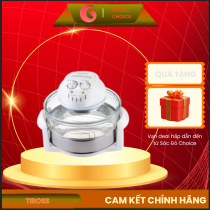 Lò nướng TS967 12 lít, 1400W, nướng Halogen chín đều. Nhiệt độ 0-250°C, hẹn giờ 60 phút, bảo hành 12 tháng.