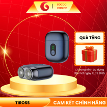 Máy cạo râu nam Tiross TS2289 , lưỡi dao kép siêu bén, sạc USB nhanh, thiết kế nhỏ gọn, hoạt động êm ái, bền bỉ