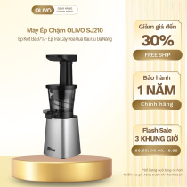Máy Ép Chậm OLIVO SJ210- Ép Kiệt Bã 97% - Ép Trái Cây Hoa Quả Rau Củ Đa Năng