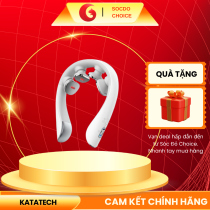 Máy massage cổ KATA SKG K5-3 3D Hyperboloid, xung điện 4000Hz, rung 7500 lần/phút, ánh sáng đỏ 640nm, chườm nóng thông minh