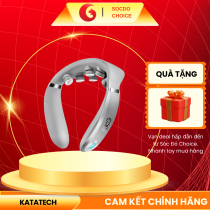 Máy massage cổ KATA SKG G7 Pro-E 9 đầu Shiatsu, xung TENS+EMS, ánh sáng đỏ 630nm, chườm nóng Nano