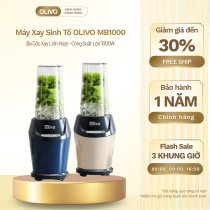 Máy Xay Sinh Tố OLIVO MB1000 - Ba Cốc Xay Linh Hoạt - Công Suất Lớn 1000W