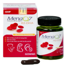 MenaQ7 K2 DHA  - Bổ Sung Mắt, Tăng Cường Sức Khỏe Cho Phụ Nữ Mang Thai - Hộp 60 viên
