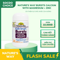 Nature's Way Bursts Calcium With Magnesium + Zinc, Cải thiện sự chắc khỏe của xương