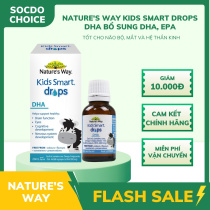 Nature's Way Kids Smart Drops DHA Bổ sung DHA, EPA. Tốt cho não bộ, mắt và hệ thần kinh