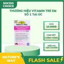 Nature's Way PreConception Pregnancy Breastfeeding Plus - Bổ sung DHA, EPA, vitamin và khoáng chất trước trong và sau thai kỳ