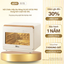 Nồi Chiên Hấp Đa Năng OLIVO SF20 PRO - Dung tích vượt trội 20L, Ứng dụng công nghệ hiện đại bậc nhất