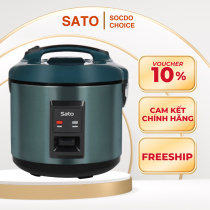 Nồi cơm điện Sato 12A016.N, dung tích 1.2L, nấu cơm ngon, tiết kiệm điện
