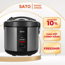 Nồi cơm điện Sato 12A026.N, dung tích 1.2L, nấu cơm thông minh, bền bỉ