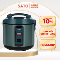 Nồi cơm điện Sato 18B056.N, dung tích 1.8L, nấu cơm nhanh, tiết kiệm điện