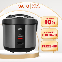Nồi cơm điện Sato 18B068.N, dung tích 1.8L, nấu cơm ngon, thiết kế hiện đại