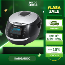 Nồi cơm điện tử 1.8L Kangaroo KG595, nấu cơm ngon, tiết kiệm năng lượng