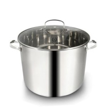 Nồi luộc gà inox 30cm Syntex SP30 - Nồi dày dặn, cao cấp, đáy từ.