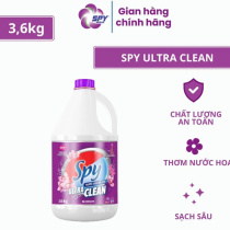 Nước giặt xả 2 in 1 Ultrta clean lưu hương bền lâu, chống bám bẩn, trong lượng 3,6KG