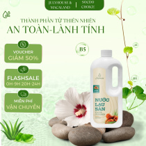 Nước lau sàn Julyhouse Bồ hòn - Sả chanh 1L