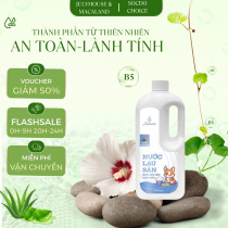 Nước lau sàn khử mùi hôi chó mèo JULYHOUSE kết hợp tinh dầu Oải Hương, Vỏ Bưởi, Khuynh Diệp và Sả Chanh 1000ml