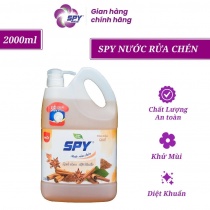 Nước Rửa Chén SPY Thiên Nhiên 2000ml Thành Phần Thiên Nhiên, Sạch Vết Bẩn Cứng Đầu
