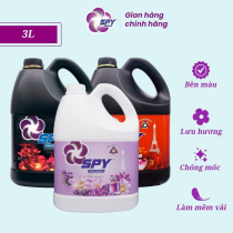 Nước xả vải Spy 5 trong 1 công nghệ hạt lưu hương, chống mốc, hương đắm say 3L