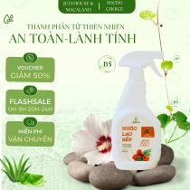 Nước xịt lau bếp Julyhouse chiết xuất Bồ hòn - Trắc bách diệp 480ml