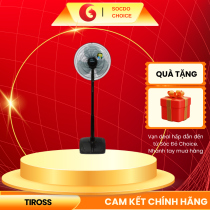 Quạt Đứng Có Điều Khiển Từ Xa Tiross TS9183 – Công Suất 55W, 3 Chế Độ Gió, Bảo Hành Chính Hãng