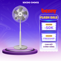 Quạt lửng Benny BF-35DC, tiết kiệm năng lượng, hoạt động êm, bảo hành motor 2 năm