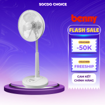 Quạt lửng Benny BF-42SL T, 60W, chiều cao trung bình, an toàn sử dụng, bảo hành motor 2 năm