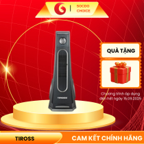 Quạt tháp TIROSS TS9180, thiết kế không cánh, gió mát dịu êm, điều khiển từ xa, an toàn cho trẻ nhỏ.