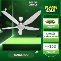 Quạt trần 5 cánh có đèn Led Kangaroo KG722DC, làm mát hiệu quả, thiết kế hiện đại