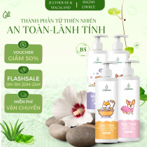 Sữa tắm làm sạch và khử mùi cho thú cưng Julyhouse hương thơm mát khử mùi hôi 150ml/500ml