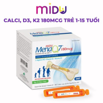 Thực Phẩm Bảo Vệ Sức Khỏe MiduMenaQ7 180mcg - Hộp 30 Ống x 10ml