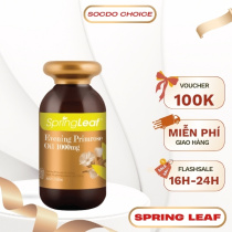 Tinh dầu hoa anh thảo cân bằng nội tiết tố nữ, hỗ trợ sức khỏe tổng thể SpringLeaf Evening Primrose Oil 90 viên/ lọ