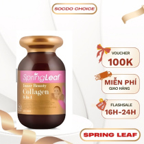 Viên uống collagen SpringLeaf Inner Beauty Collagen 6-In-1 hỗ trợ giúp làm đẹp da lọ 60 viên