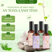 Xịt giữ nếp tạo kiểu dưỡng tóc 3in1 Macaland 100ml lưu hương nước hoa, không khô cứng tóc