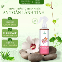 Xịt lau cấp tốc thú khử mùi và khử khuẩn Julyhouse 280ml